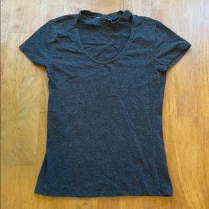 Grey t shirt with collar